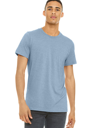 BELLA+CANVAS ® Unisex Heather CVC Short Sleeve Tee. BC3001CVC - Heather Prism Blue | Bella + Canvas