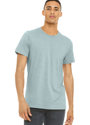 BELLA+CANVAS ® Unisex Heather CVC Short Sleeve Tee. BC3001CVC - Heather Prism Ice Blue | Bella + Canvas