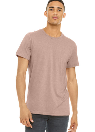 BELLA+CANVAS ® Unisex Heather CVC Short Sleeve Tee. BC3001CVC - Heather Prism Peach | Bella + Canvas