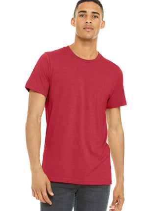 BELLA+CANVAS ® Unisex Heather CVC Short Sleeve Tee. BC3001CVC - Heather Red | Bella + Canvas