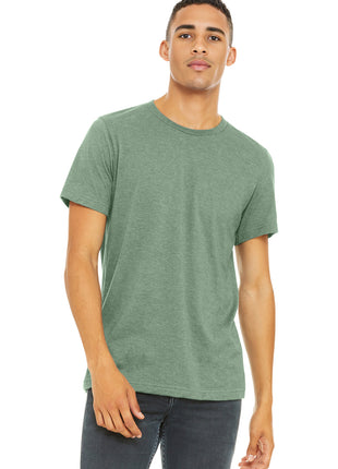 BELLA+CANVAS ® Unisex Heather CVC Short Sleeve Tee. BC3001CVC - Heather Sage | Bella + Canvas