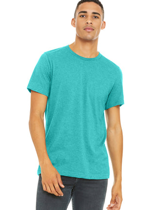 BELLA+CANVAS ® Unisex Heather CVC Short Sleeve Tee. BC3001CVC - Heather Sea Green | Bella + Canvas