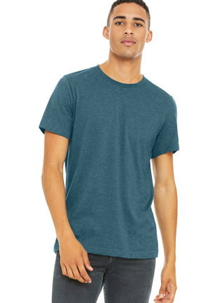 BELLA+CANVAS ® Unisex Heather CVC Short Sleeve Tee. BC3001CVC - Heather Slate | Bella + Canvas