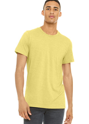 BELLA+CANVAS ® Unisex Heather CVC Short Sleeve Tee. BC3001CVC - Heather Yellow | Bella + Canvas