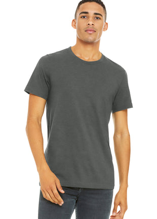 BELLA+CANVAS ® Unisex Heather CVC Short Sleeve Tee. BC3001CVC - Solid Asphalt Blend | Bella + Canvas