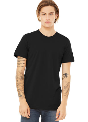 BELLA+CANVAS ® Unisex Heather CVC Short Sleeve Tee. BC3001CVC - Solid Black Blend | Bella + Canvas