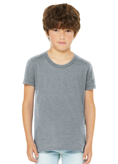 BELLA+CANVAS® Youth Heather CVC Tee BC3001YCVC - Athletic Heather | Bella + Canvas