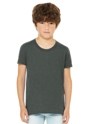 BELLA+CANVAS® Youth Heather CVC Tee BC3001YCVC - Deep Heather | Bella + Canvas