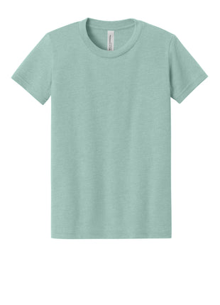 BELLA+CANVAS® Youth Heather CVC Tee BC3001YCVC - Heather Dusty Blue | Bella + Canvas