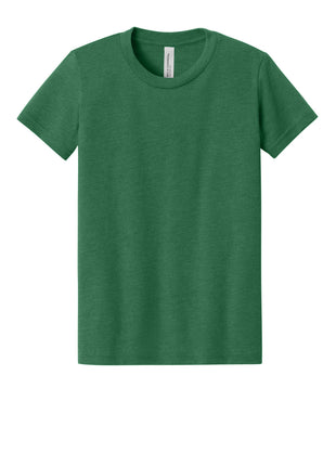 BELLA+CANVAS® Youth Heather CVC Tee BC3001YCVC - Heather Grass Green | Bella + Canvas