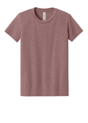 BELLA+CANVAS® Youth Heather CVC Tee BC3001YCVC - Heather Mauve | Bella + Canvas