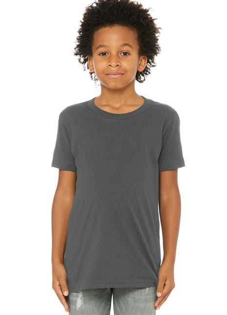 BELLA+CANVAS ® Youth Jersey Short Sleeve Tee. BC3001Y - Asphalt | Bella + Canvas