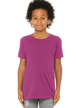 BELLA+CANVAS ® Youth Jersey Short Sleeve Tee. BC3001Y - Berry | Bella + Canvas