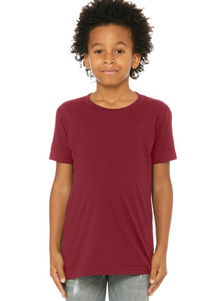 BELLA+CANVAS ® Youth Jersey Short Sleeve Tee. BC3001Y - Cardinal | Bella + Canvas