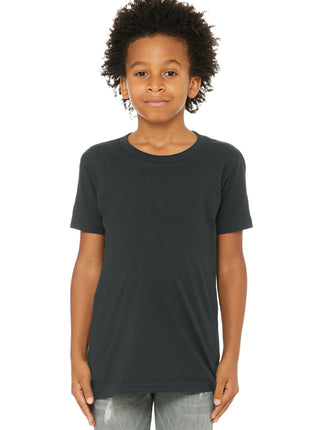 BELLA+CANVAS ® Youth Jersey Short Sleeve Tee. BC3001Y - Dark Grey | Bella + Canvas
