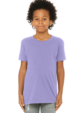 BELLA+CANVAS ® Youth Jersey Short Sleeve Tee. BC3001Y - Dark Lavender | Bella + Canvas