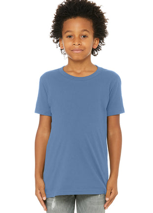 BELLA+CANVAS ® Youth Jersey Short Sleeve Tee. BC3001Y - Lavender Blue | Bella + Canvas