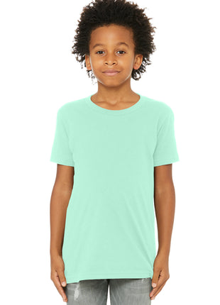 BELLA+CANVAS ® Youth Jersey Short Sleeve Tee. BC3001Y - Mint | Bella + Canvas