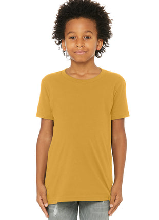 BELLA+CANVAS ® Youth Jersey Short Sleeve Tee. BC3001Y - Mustard | Bella + Canvas