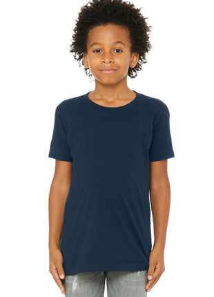 BELLA+CANVAS ® Youth Jersey Short Sleeve Tee. BC3001Y - Navy | Bella + Canvas