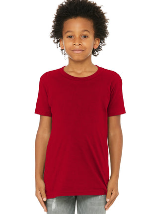 BELLA+CANVAS ® Youth Jersey Short Sleeve Tee. BC3001Y - Red | Bella + Canvas