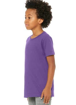 BELLA+CANVAS ® Youth Jersey Short Sleeve Tee. BC3001Y - Royal Purple | Bella + Canvas
