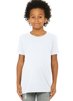 BELLA+CANVAS ® Youth Jersey Short Sleeve Tee. BC3001Y - White | Bella + Canvas