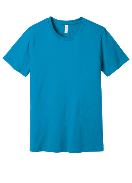 BELLA+CANVAS ® Unisex Jersey Short Sleeve Tee. BC3001 - Aqua | Bella + Canvas