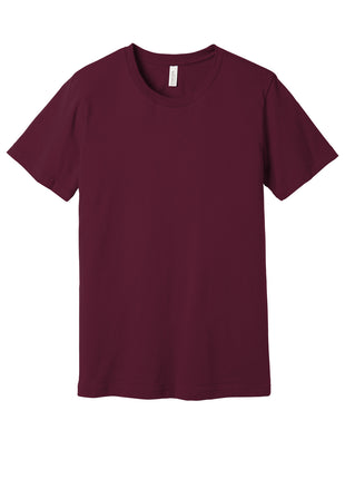 BELLA+CANVAS ® Unisex Jersey Short Sleeve Tee. BC3001 - Maroon | Bella + Canvas