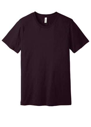 BELLA+CANVAS ® Unisex Jersey Short Sleeve Tee. BC3001 - Oxblood Black | Bella + Canvas