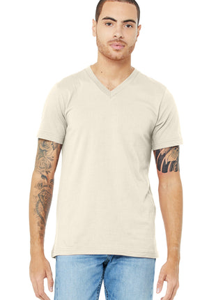 BELLA+CANVAS ® Unisex Jersey Short Sleeve V-Neck Tee. BC3005 - Natural | Bella + Canvas
