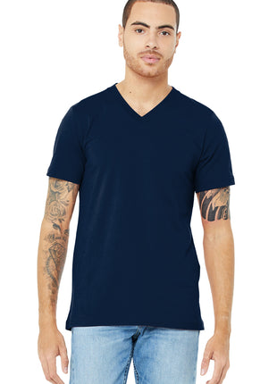 BELLA+CANVAS ® Unisex Jersey Short Sleeve V-Neck Tee. BC3005 - Navy | Bella + Canvas