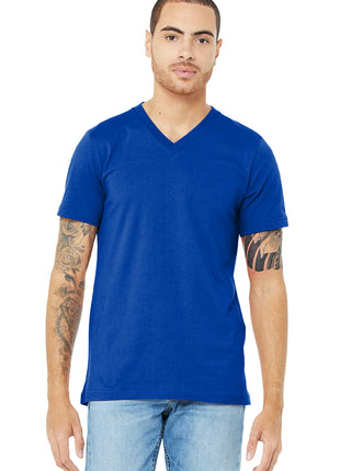 BELLA+CANVAS ® Unisex Jersey Short Sleeve V-Neck Tee. BC3005 - True Royal | Bella + Canvas