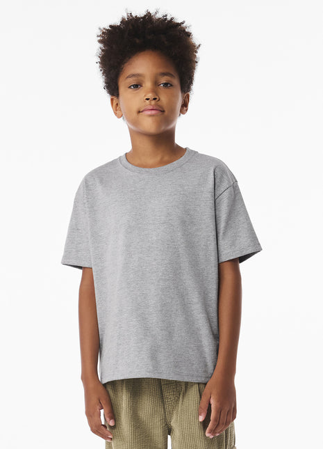 BELLA+CANVAS® Youth 6-Ounce Heavyweight Tee BC3010Y - Athletic Heather | Bella + Canvas