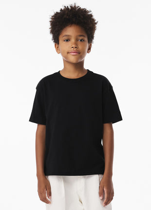 BELLA+CANVAS® Youth 6-Ounce Heavyweight Tee BC3010Y - Black | Bella + Canvas