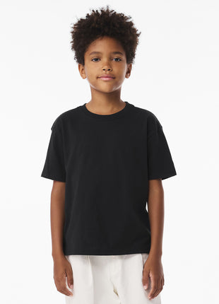BELLA+CANVAS® Youth 6-Ounce Heavyweight Tee BC3010Y - Vintage Black | Bella + Canvas
