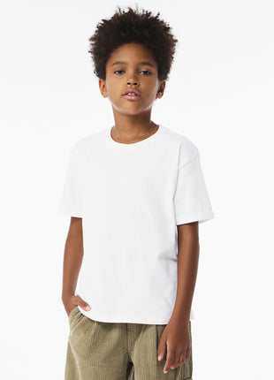 BELLA+CANVAS® Youth 6-Ounce Heavyweight Tee BC3010Y - White | Bella + Canvas