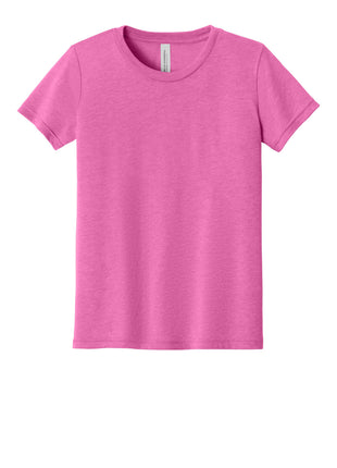 BELLA+CANVAS ® Youth Triblend Short Sleeve Tee. BC3413Y - Charity Pink Triblend | Bella + Canvas