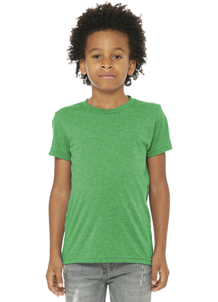BELLA+CANVAS ® Youth Triblend Short Sleeve Tee. BC3413Y - Green Triblend | Bella + Canvas