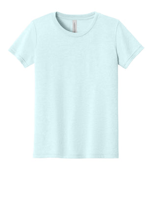 BELLA+CANVAS ® Youth Triblend Short Sleeve Tee. BC3413Y - Ice Blue Triblend | Bella + Canvas