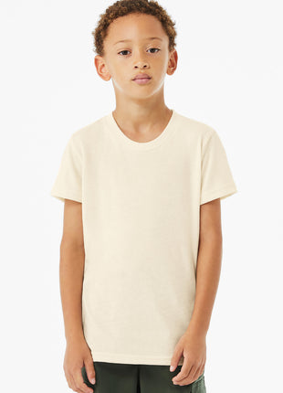 BELLA+CANVAS ® Youth Triblend Short Sleeve Tee. BC3413Y - Solid Natural Triblend | Bella + Canvas