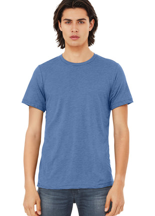 BELLA+CANVAS ® Unisex Triblend Short Sleeve Tee. BC3413 - Blue Triblend | Bella + Canvas