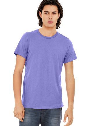 BELLA+CANVAS ® Unisex Triblend Short Sleeve Tee. BC3413 - Dark Lavender Triblend | Bella + Canvas