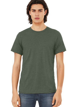 BELLA+CANVAS ® Unisex Triblend Short Sleeve Tee. BC3413 - Military Green Triblend | Bella + Canvas