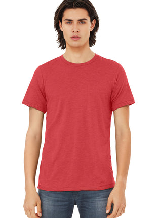 BELLA+CANVAS ® Unisex Triblend Short Sleeve Tee. BC3413 - Red Triblend | Bella + Canvas