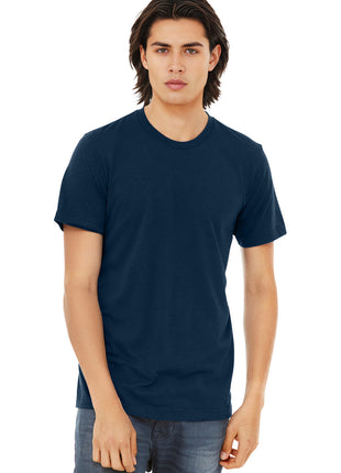 BELLA+CANVAS ® Unisex Triblend Short Sleeve Tee. BC3413 - Solid Navy Triblend | Bella + Canvas
