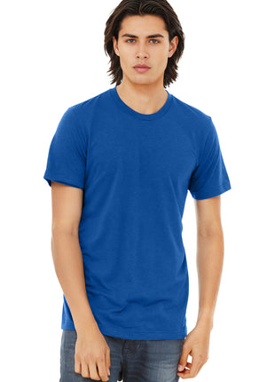 BELLA+CANVAS ® Unisex Triblend Short Sleeve Tee. BC3413 - Solid True Royal Triblend | Bella + Canvas