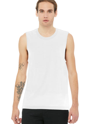 DISCONTINUEDBELLA+CANVAS ® Unisex Jersey Muscle Tank. BC3483 - White | Bella + Canvas