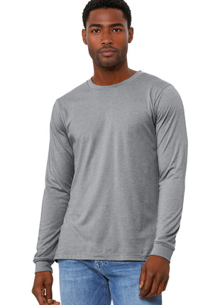 BELLA+CANVAS® Unisex Heather CVC Long Sleeve Tee BC3501CVC - Athletic Heather | Bella + Canvas