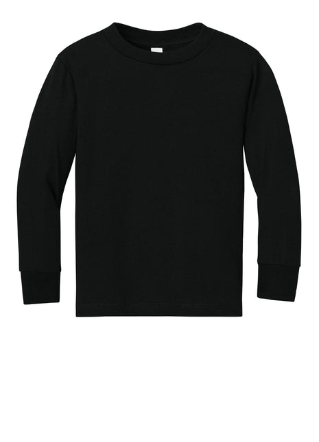 BELLA+CANVAS® Toddler Jersey Long Sleeve Tee BC3501T - Black | Bella + Canvas